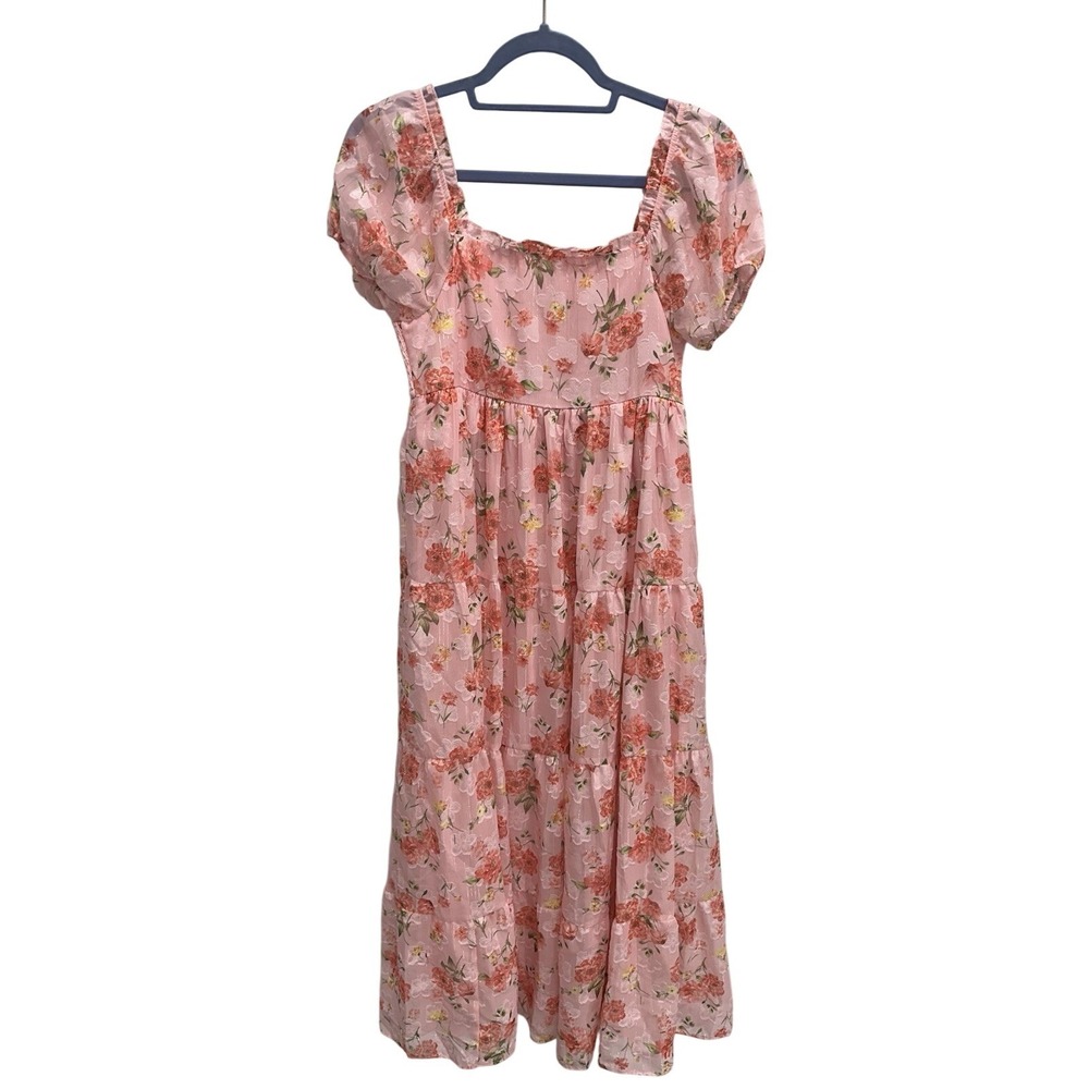 Rare Editions Girls Special Occasion Lightweight Chiffon Maxi Dress Size XL